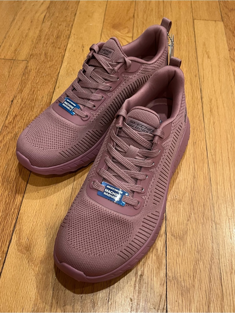 Skechers NWT Bobs Squad Chaos Face Off Womens Sneaker Raspberry Size 8 - Picture 8 of 9